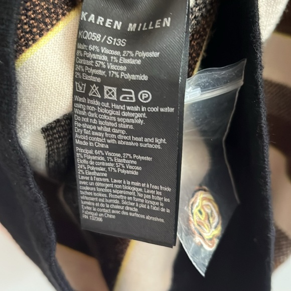 Karen Millen size 1 sleeveless sweater dress - Picture 8 of 10